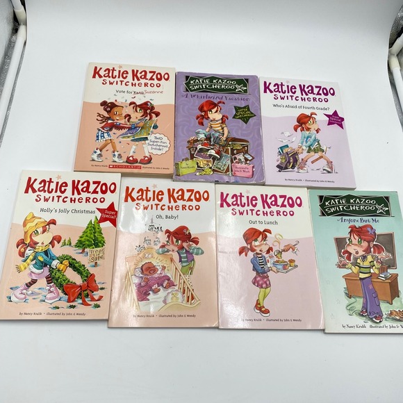 Katie Kazoo Switcheroo Paperback Chapter Books Set Childrens Readers lot of 7 - Picture 1 of 6